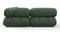 Bellini Sectional - Mario Bellini Sectional, Left Corner, Evergreen Brushed Weave
