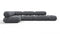 Bellini Sectional - Mario Bellini Sectional, Left Corner, Gray Boucle