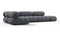 Bellini Sectional - Mario Bellini Sectional, Left Corner, Gray Boucle