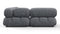 Bellini Sectional - Mario Bellini Sectional, Left Corner, Gray Boucle
