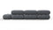 Bellini Sectional - Mario Bellini Sectional, Left Corner, Gray Boucle