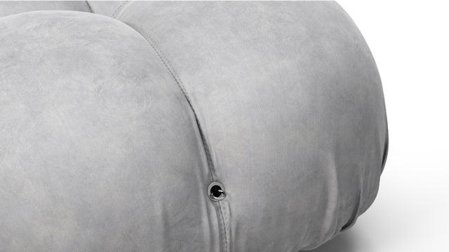 Bellini Sectional - Mario Bellini Sectional, Left Corner, Light Gray Velvet