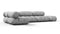 Bellini Sectional - Mario Bellini Sectional, Left Corner, Light Gray Velvet