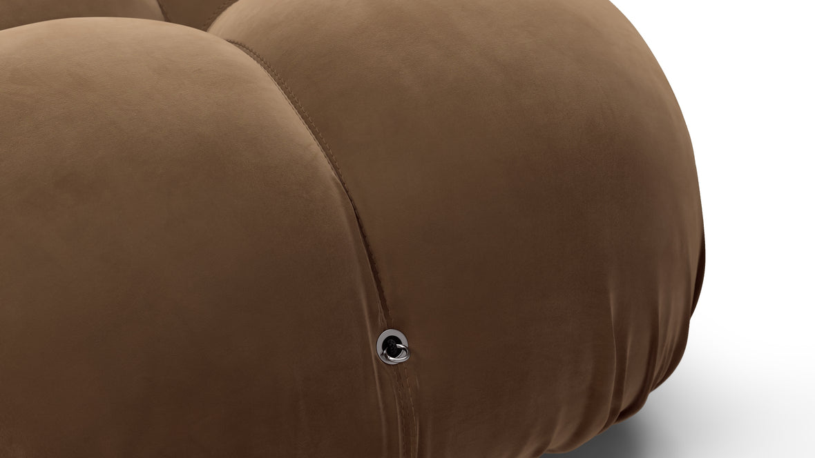 Bellini Sectional - Mario Bellini Sectional, Left Corner, Mocha Velvet