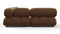 Bellini Sectional - Mario Bellini Sectional, Left Corner, Mocha Velvet