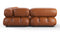 Bellini Sectional - Mario Bellini Sectional, Left Corner, Tan Premium Leather