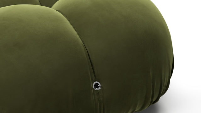 Bellini Sectional - Mario Bellini Sectional, Left Corner, Thyme Luxe Velvet