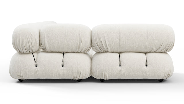 Bellini Sectional - Mario Bellini Sectional, Left Corner, White Boucle