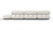 Bellini Sectional - Mario Bellini Sectional, Left Corner, White Boucle