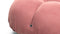 Bellini Sectional - Mario Bellini Sectional, Right Corner, Blush Pink Velvet