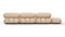 Bellini Sectional - Mario Bellini Sectional, Right Corner, Ecru Velvet