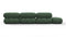 Bellini Sectional - Mario Bellini Sectional, Right Corner, Evergreen Brushed Weave