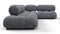 Bellini Sectional - Mario Bellini Sectional, Right Corner, Gray Boucle
