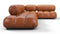 Bellini Sectional - Mario Bellini Sectional, Right Corner, Tan Premium Leather