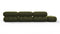 Bellini Sectional - Mario Bellini Sectional, Right Corner, Thyme Luxe Velvet