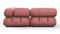 Bellini Sectional - Mario Bellini Sectional, Small Left Corner, Blush Pink Velvet