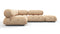 Bellini Sectional - Mario Bellini Sectional, Small Left Corner, Ecru Velvet