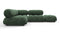 Bellini Sectional - Mario Bellini Sectional, Small Left Corner, Evergreen Brushed Weave