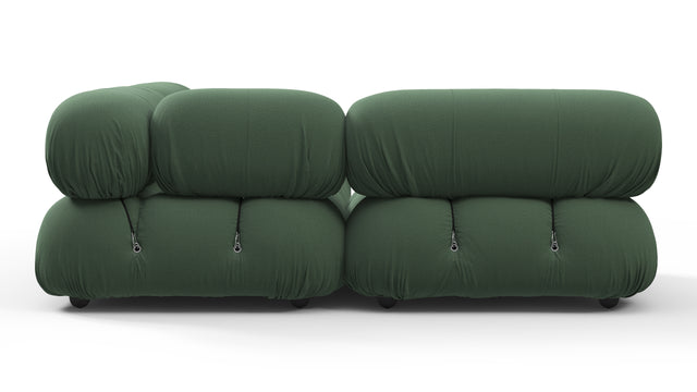 Bellini Sectional - Mario Bellini Sectional, Small Left Corner, Evergreen Brushed Weave