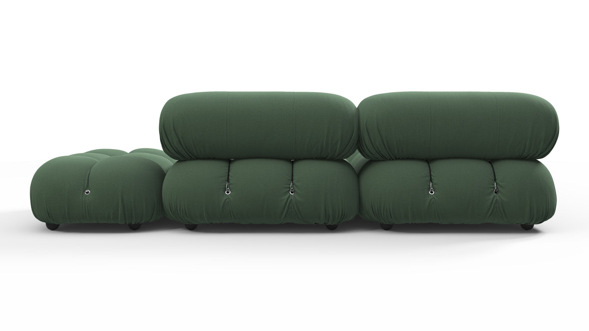 Bellini Sectional - Mario Bellini Sectional, Small Left Corner, Evergreen Brushed Weave