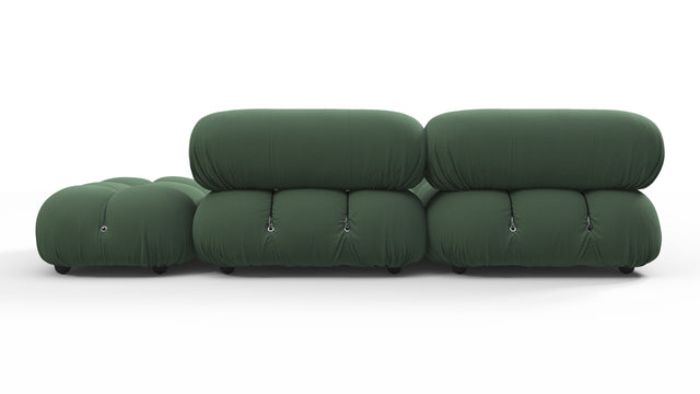 Bellini Sectional - Mario Bellini Sectional, Small Left Corner, Evergreen Brushed Weave