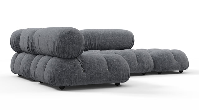 Bellini Sectional - Mario Bellini Sectional, Small Left Corner, Gray Boucle