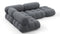 Bellini Sectional - Mario Bellini Sectional, Small Left Corner, Gray Boucle