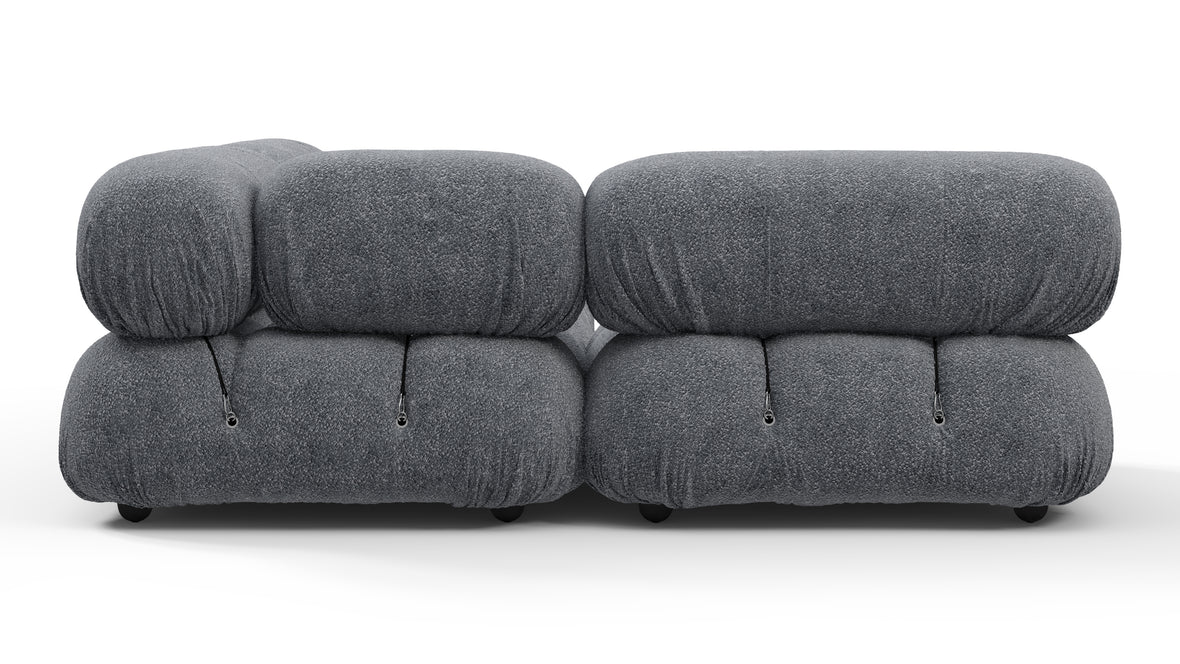Bellini Sectional - Mario Bellini Sectional, Small Left Corner, Gray Boucle