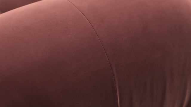 Bellini Sectional - Mario Bellini Sectional, Small Left Corner, Maroon Velvet