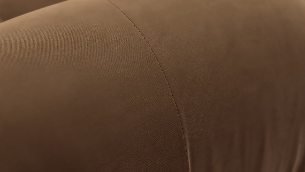 Bellini Sectional - Mario Bellini Sectional, Small Left Corner, Mocha Velvet