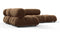 Bellini Sectional - Mario Bellini Sectional, Small Left Corner, Mocha Velvet