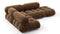 Bellini Sectional - Mario Bellini Sectional, Small Left Corner, Mocha Velvet