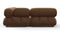 Bellini Sectional - Mario Bellini Sectional, Small Left Corner, Mocha Velvet