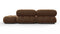 Bellini Sectional - Mario Bellini Sectional, Small Left Corner, Mocha Velvet
