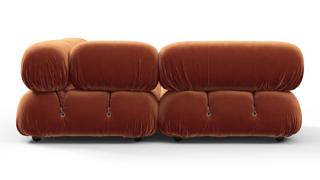 Bellini Sectional - Mario Bellini Sectional, Small Left Corner, Spice Velvet