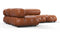Bellini Sectional - Mario Bellini Sectional, Small Left Corner, Tan Premium Leather