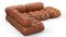 Bellini Sectional - Mario Bellini Sectional, Small Left Corner, Tan Premium Leather