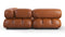 Bellini Sectional - Mario Bellini Sectional, Small Left Corner, Tan Premium Leather