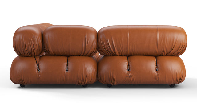 Bellini Sectional - Mario Bellini Sectional, Small Left Corner, Tan Premium Leather