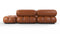 Bellini Sectional - Mario Bellini Sectional, Small Left Corner, Tan Premium Leather