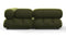 Bellini Sectional - Mario Bellini Sectional, Small Left Corner, Thyme Luxe Velvet