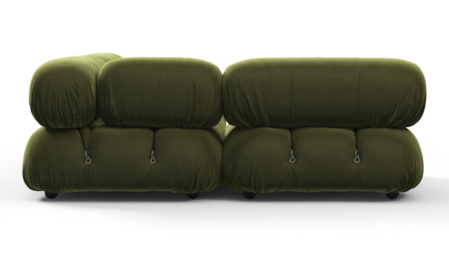 Bellini Sectional - Mario Bellini Sectional, Small Left Corner, Thyme Luxe Velvet