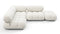 Bellini Sectional - Mario Bellini Sectional, Small Left Corner, White Boucle