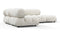 Bellini Sectional - Mario Bellini Sectional, Small Left Corner, White Boucle