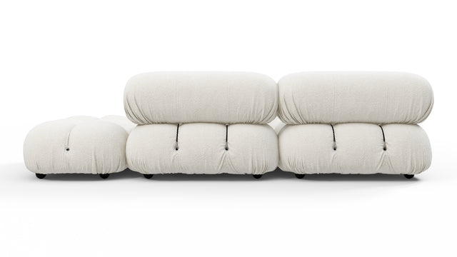 Bellini Sectional - Mario Bellini Sectional, Small Left Corner, White Boucle