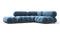 Bellini Sectional - Mario Bellini Sectional, Small Right Corner, Aegean Blue Velvet