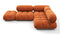 Bellini Sectional - Mario Bellini Sectional, Small Right Corner, Apricot Velvet