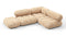 Bellini Sectional - Mario Bellini Sectional, Small Right Corner, Ecru Velvet