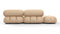 Bellini Sectional - Mario Bellini Sectional, Small Right Corner, Ecru Velvet