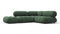 Bellini Sectional - Mario Bellini Sectional, Small Right Corner, Evergreen Brushed Weave